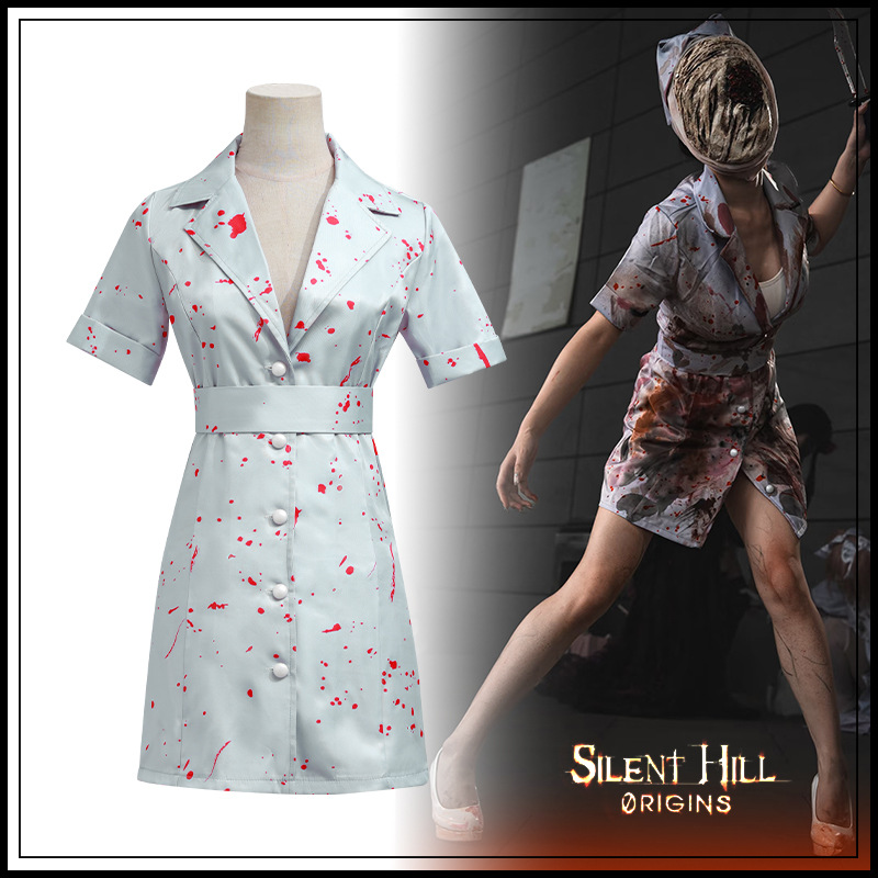 Zombie Party Games For Adults - Fantasia de Enfermeira Silent Hill 2,