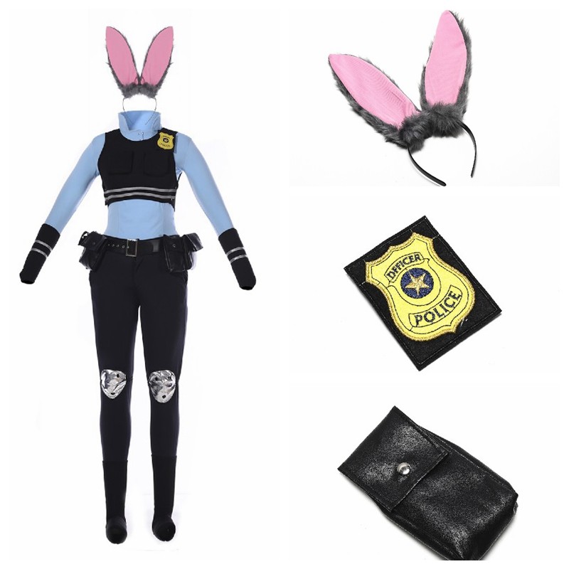 Zootopia Party Games - Judy hopps cosplay traje para mulher