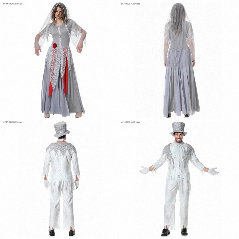 Fantasia de Casal Fantasma par - Zombie Party Games For Adults avaliação e preço