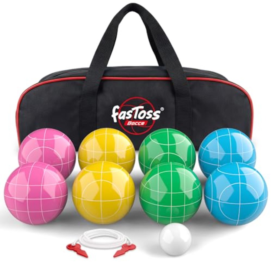 Conjunto de bolas de bocce par - Bocce Ball Lawn avaliação e preço