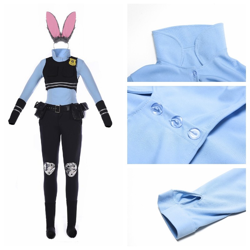 Judy hopps cosplay traje para  - Zootopia Party Games avaliação e preço