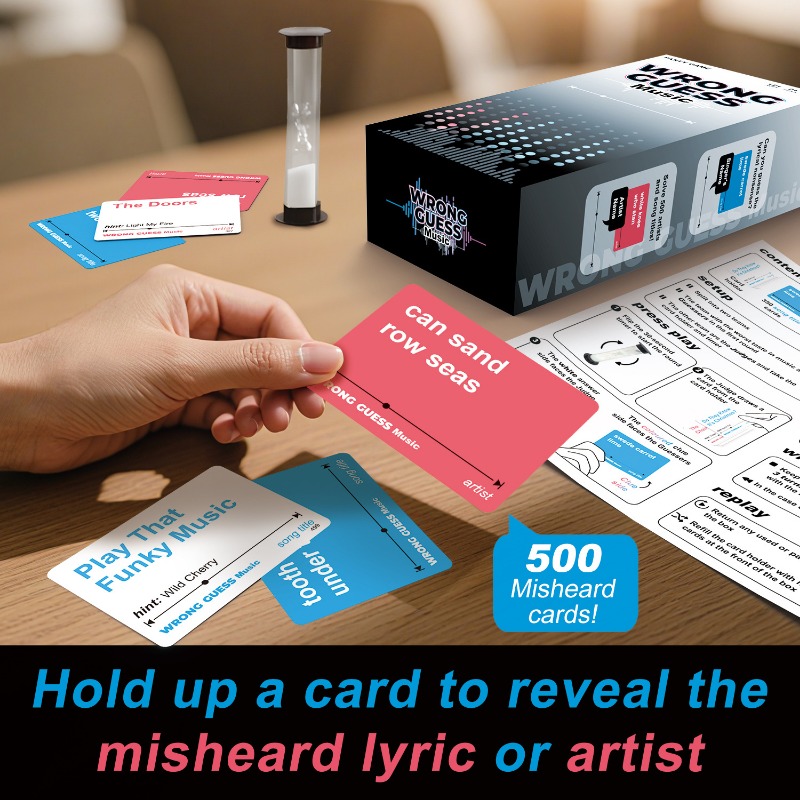 500 Cartões de Letras de Músic - Party Games Quotes avaliação e preço